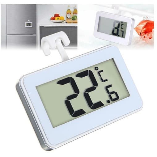 Refrigerator Thermometer Special Medical Refrigerator Hygrometer Refrigeration Freezing Temperature Measuring Instrument Display Electronic Clock