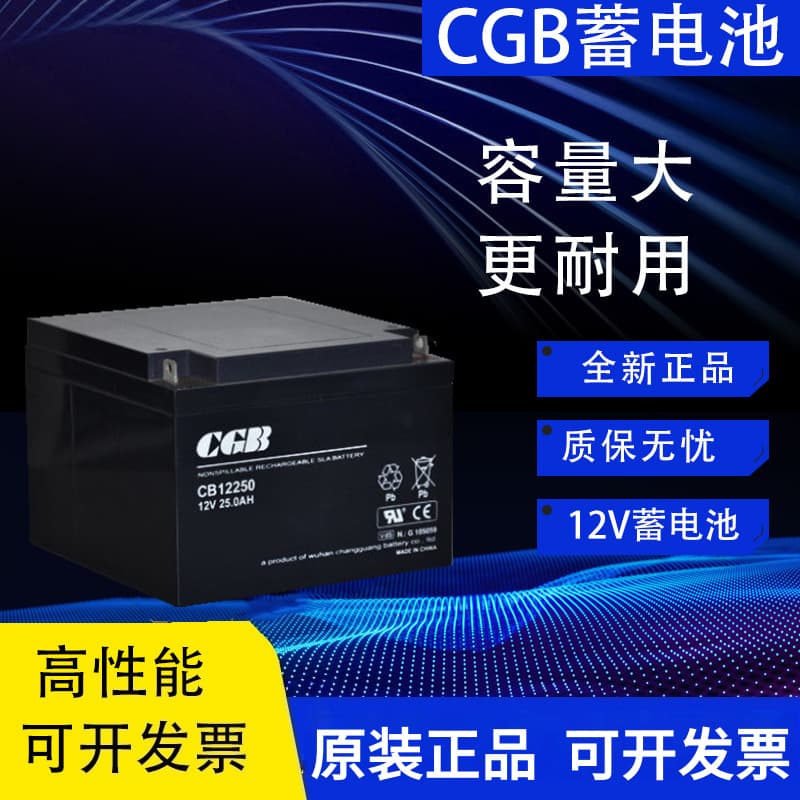 CGB Changguang lead-acid battery CB12250 elevator fire emergency 12V 25AH battery Changguang battery