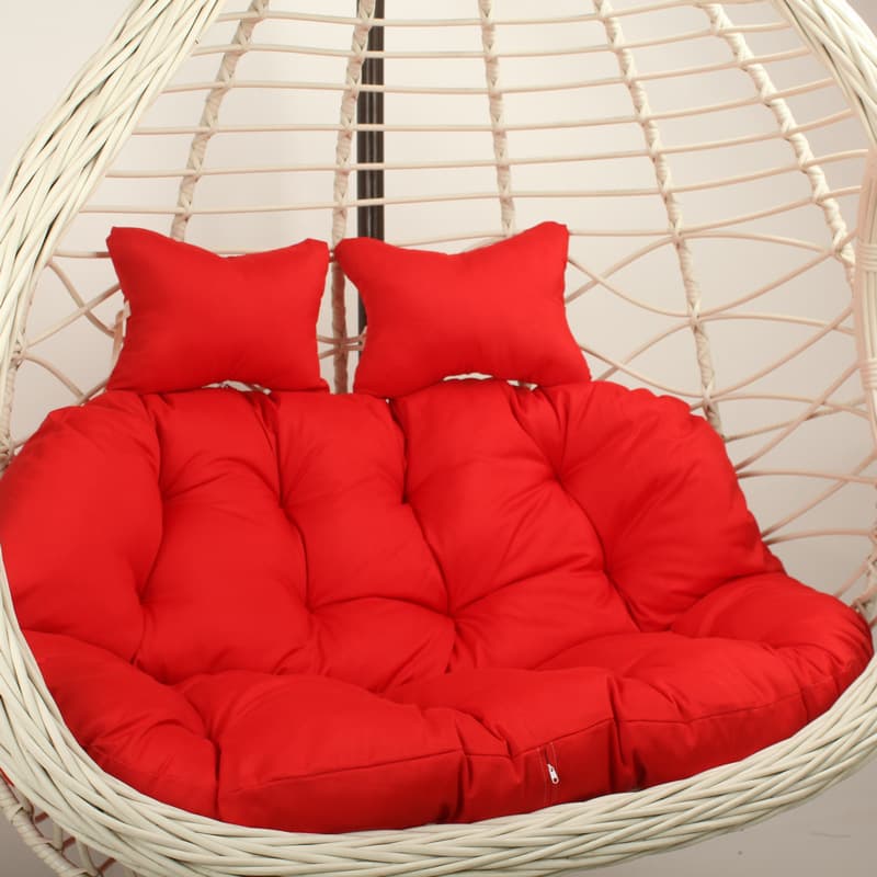 Bird's Nest Cushion, Removable and Washable Pure Cotton Hammock Cushion, Thickened Pad for Double Swing Chair and Rattan Chair