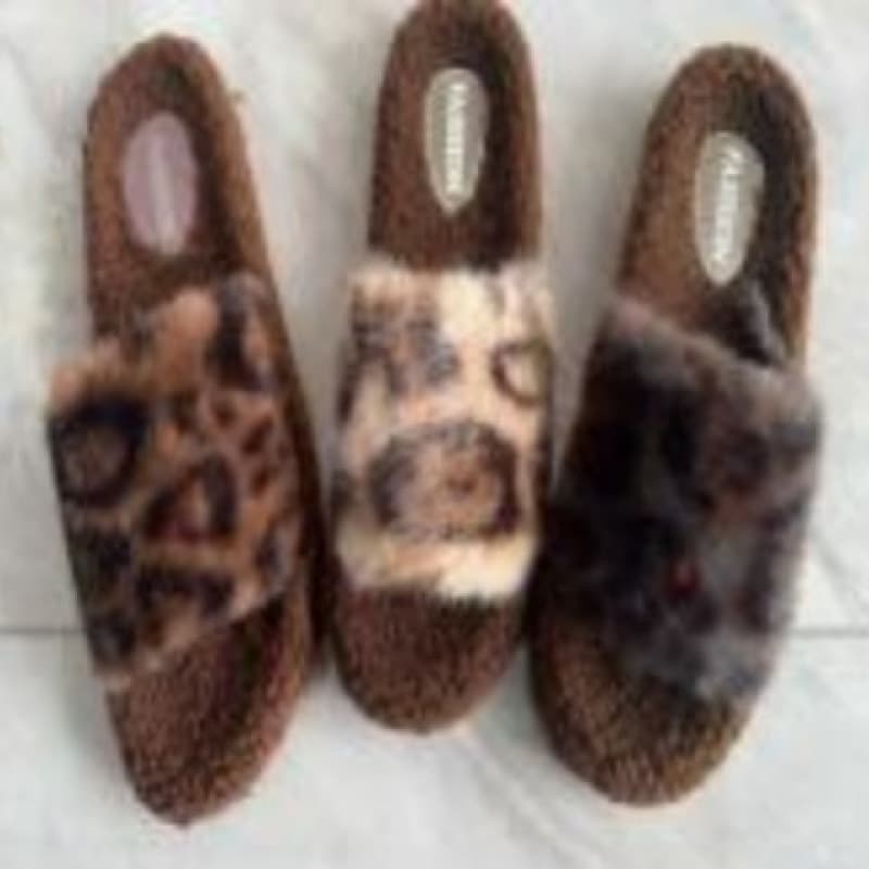 Cross-border Wholesale Summer Cloud-like Slippers Thick Sole Indoor Home EVA Leopard Print Slippers Couple Sandals