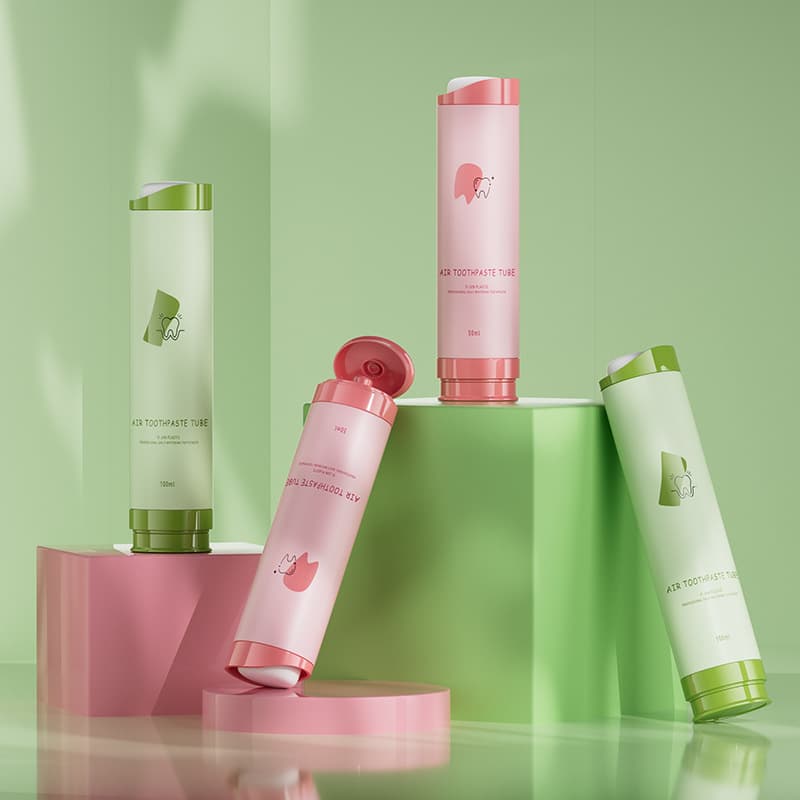5090ml Baby Vacuum Press Toothpaste Tube PP Tear-off Mask Flip Cap Pet Cream Hand Cream Face Wash Packaging Material