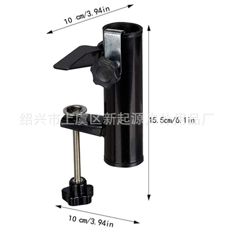 In-Stock Hot-Selling Garden Umbrella Clamp Holder, Balcony Umbrella Clip, Outdoor Table Fixer, and Umbrella Stand Clips