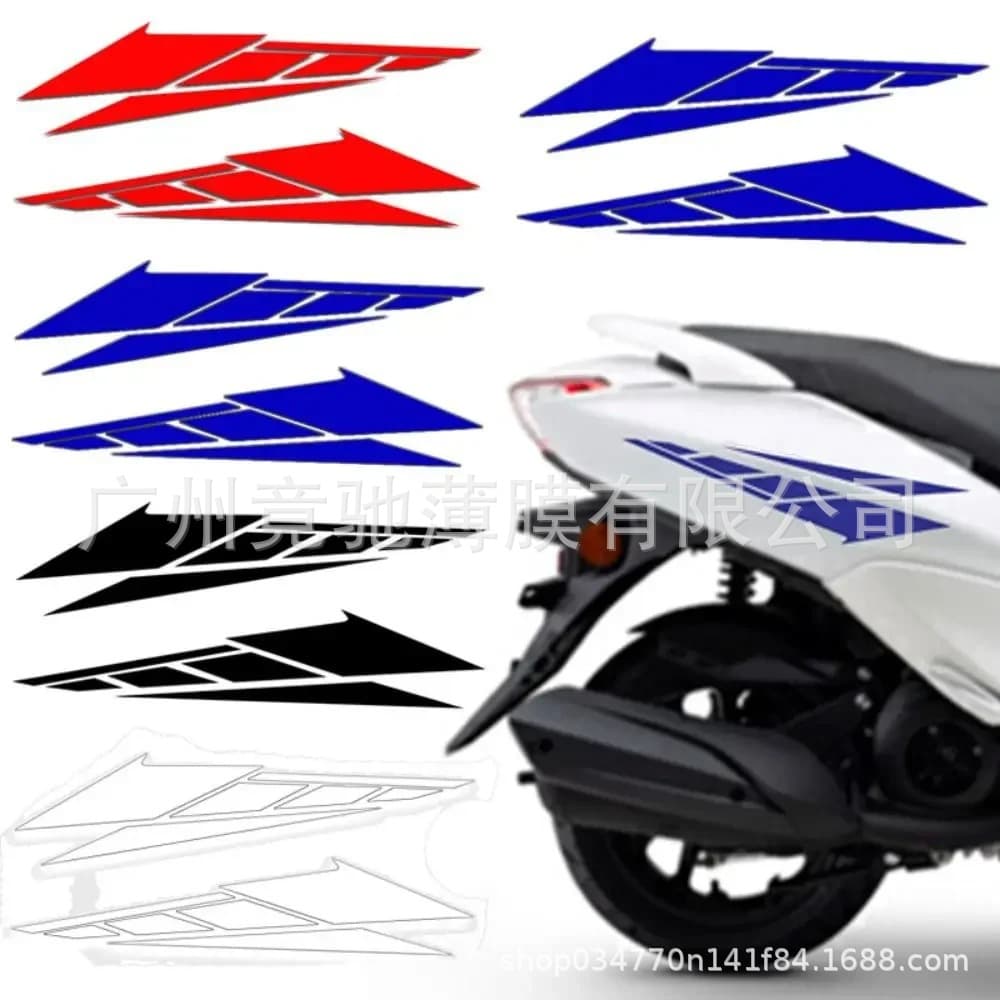 Foreign Trade Cross-Border Motorcycle Tail Box Decal Motorcycle Body Side Decorative Sticker Waterproof Modification Cover Modification Sticker