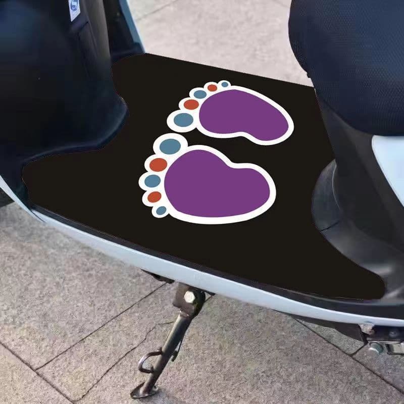 Universal electric scooter foot mats, small electric scooter foot mats, freely cut, waterproof, fixed, anti-running, and anti-slip foot mats, wholesale.