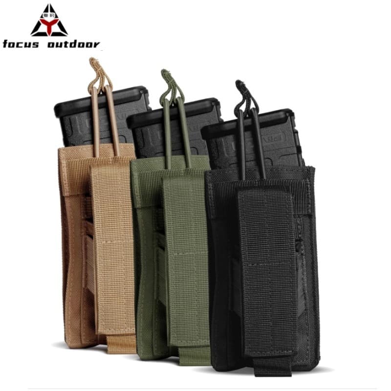 Tactical Sports Accessory Bag Military Fan CS Props Storage Bag Single Shot Outdoor Activities Unisex Casual Travel Solid Color