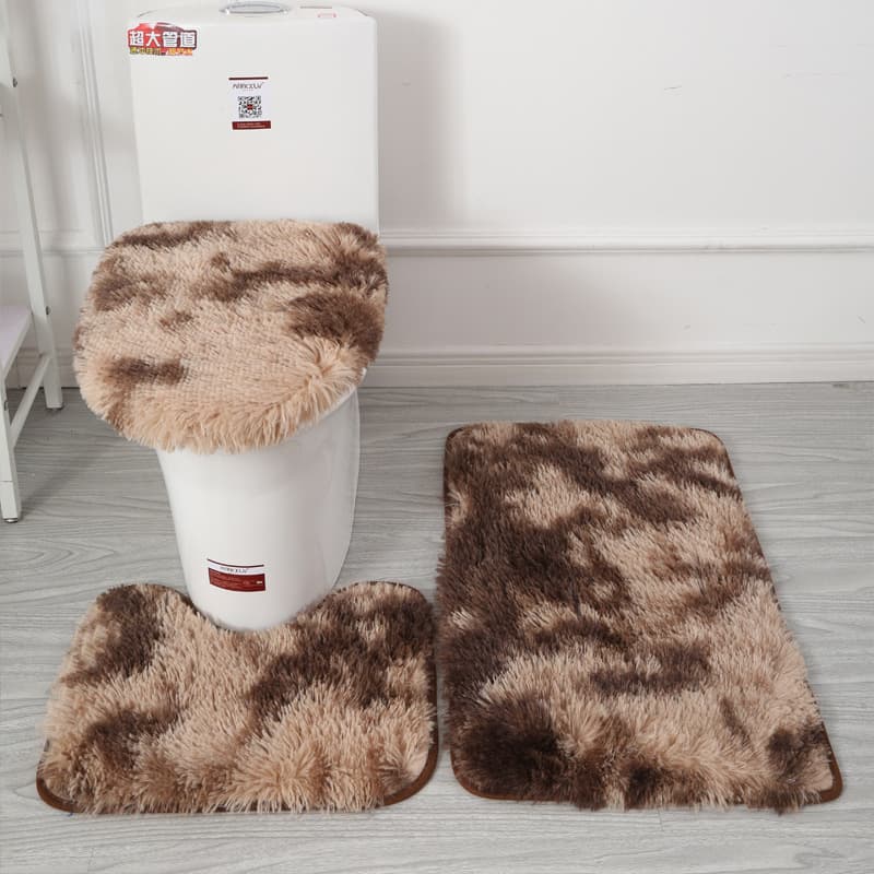 4/5PCS Mixed Colors Bath Mats Set Bathroom Rugs For 4/5PCS