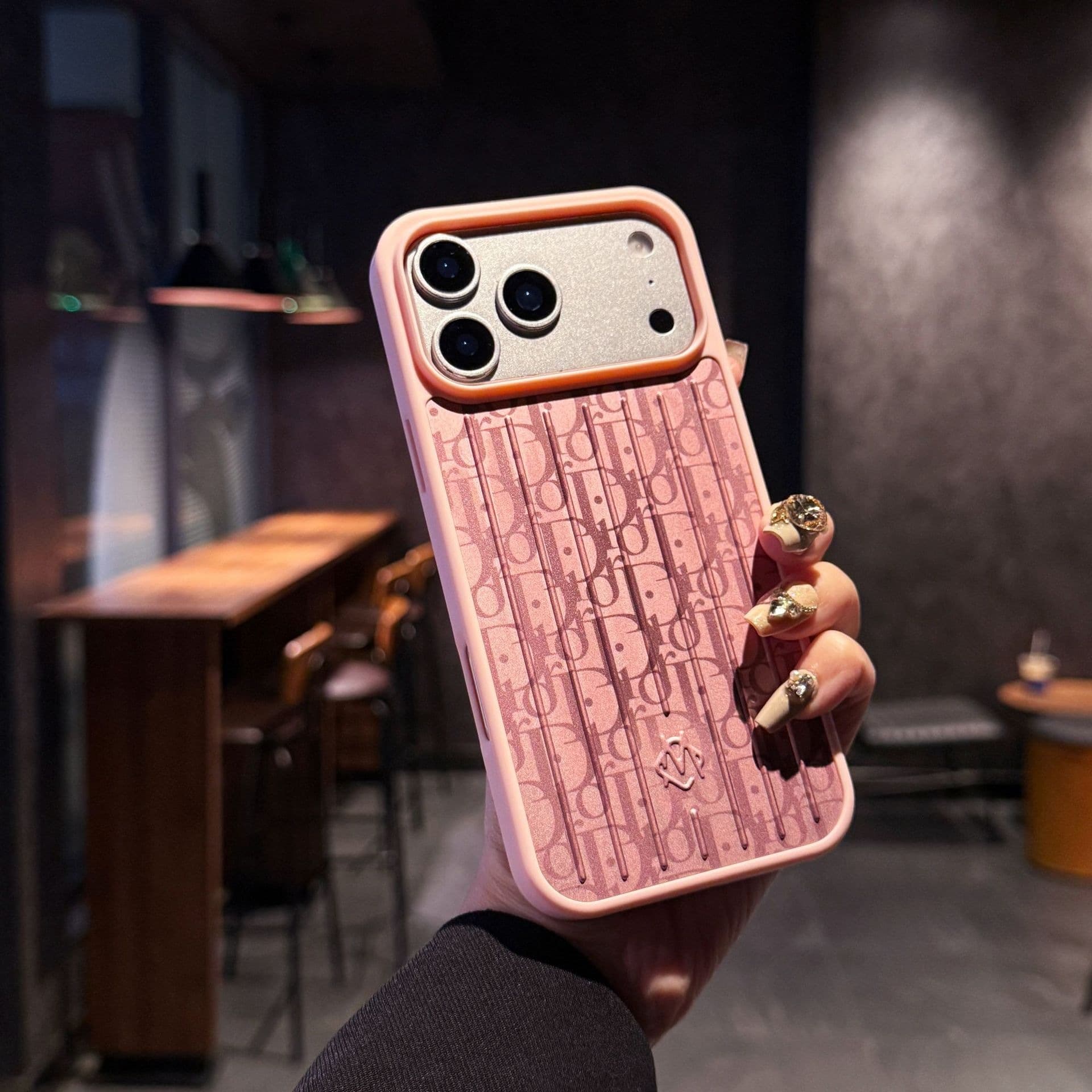 RIMOWA Rimowa x Dior For Apple 17 Pro/18 Pro Aluminum Magnesium Alloy Suitcase Phone Case