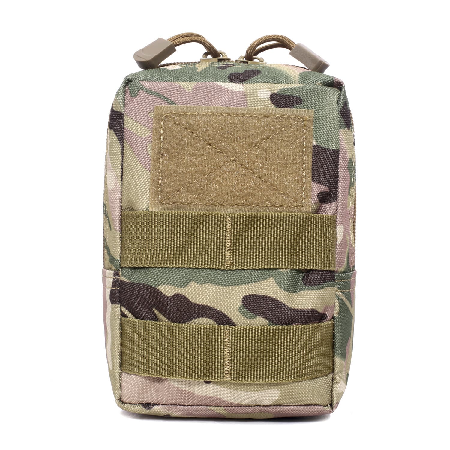 Camouflage Tactical Waist Bag Outdoor Emergency First Aid Kit Military Fan MOLLE Utility Pouch Unisex Oxford Material Sports Waist Pack
