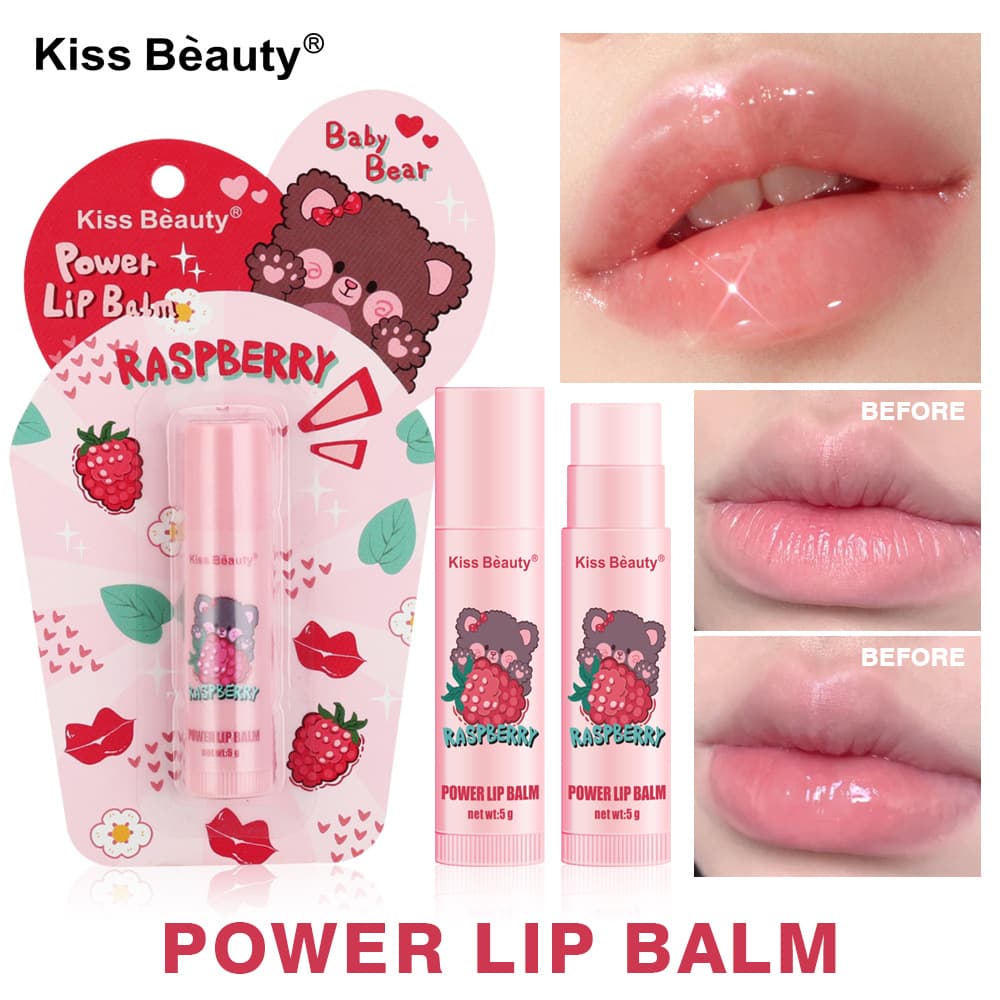 KissBeauty Cross-Border Wholesale Moisturizing Lip Balm Hydrating Nourishing Anti-Cracking Cartoon Style Lip Balm Factory Wholesale