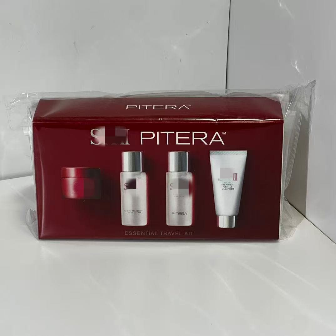SK/SII Family Mid-Size 4-Piece Set: Facial Treatment Essence, Clear Lotion, Moisturizing Cream, Facial Wash for Hydration & Oil Control
