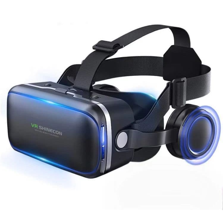 VR glasses, Thousand Illusion 6th Generation 3D Virtual Reality G04E/A, VR game console headset, mobile game controller.