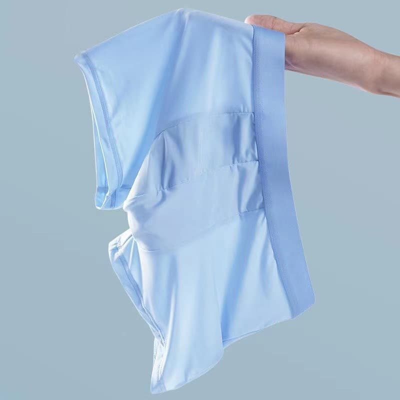 Cross-border Ice Silk Men's Boxer Briefs Silky Cool Men's Underwear Quick-Dry Men's Underwear Super Elastic Men's Shorts
