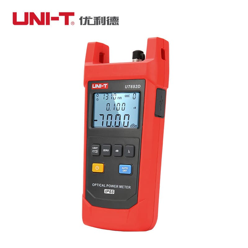 Unilide UT692D/UT691-10 handheld optical power meter fiber tester fiber on-off light attenuation test