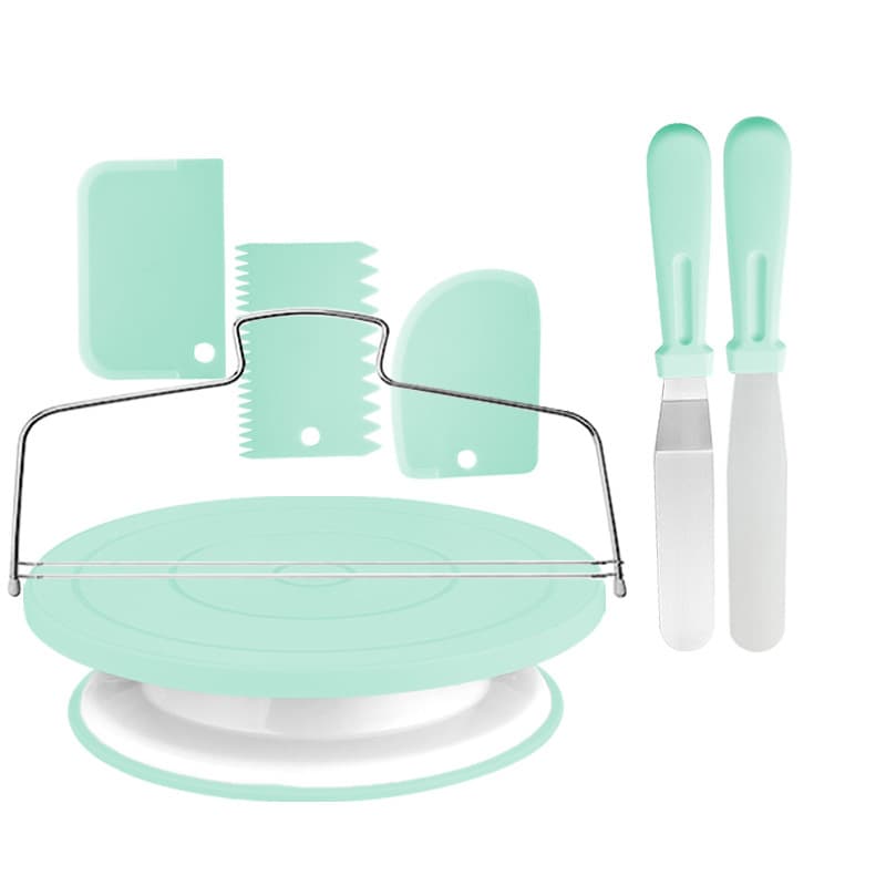 Cross-border product cake turntable 7-piece set cake anti-slip turntable Creamdecoratingtools baking