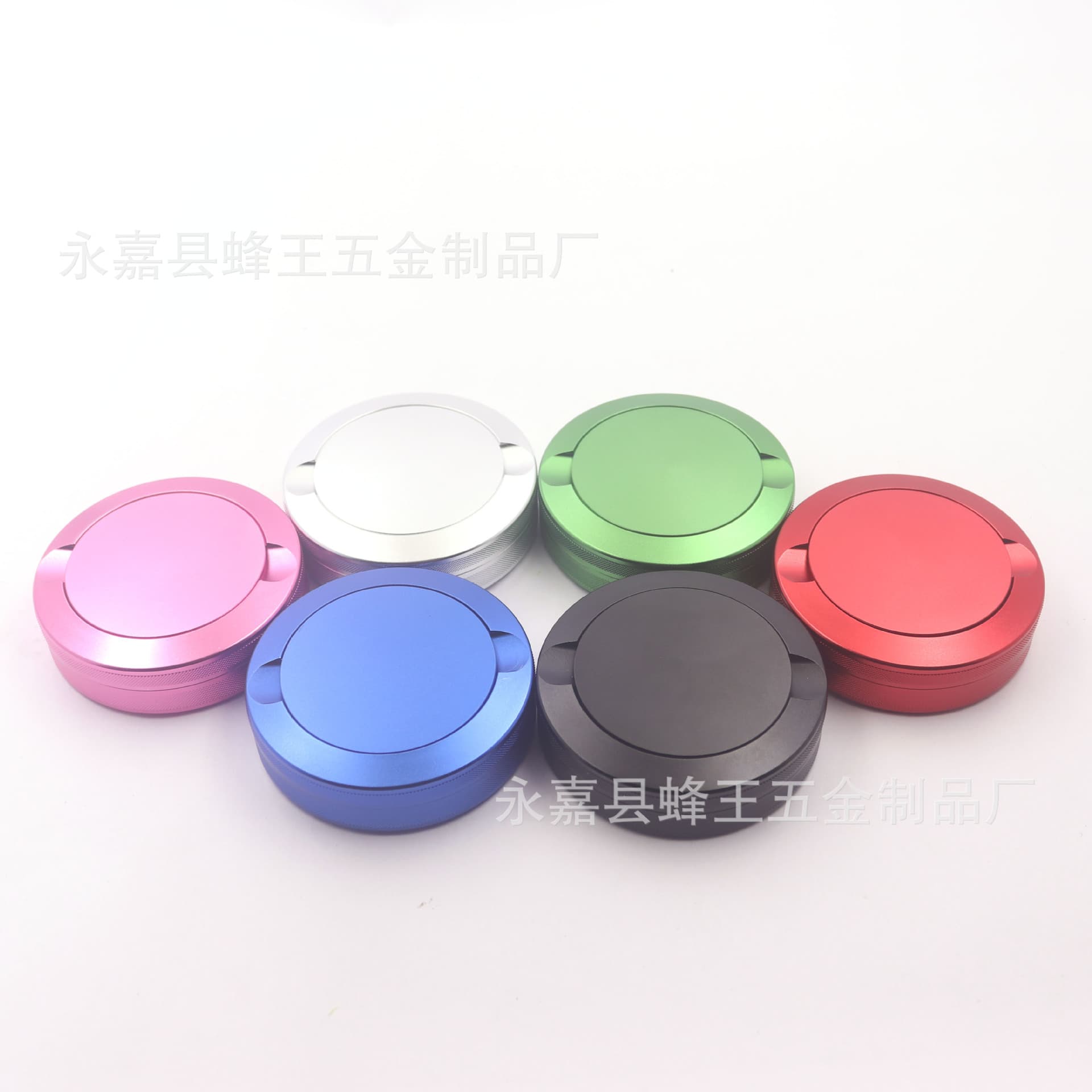 72mm 3-Layer Side Knurled Aluminum Snuff Box Threaded Type Wenzhou Factory Oral Snuff Box Lip Snuff