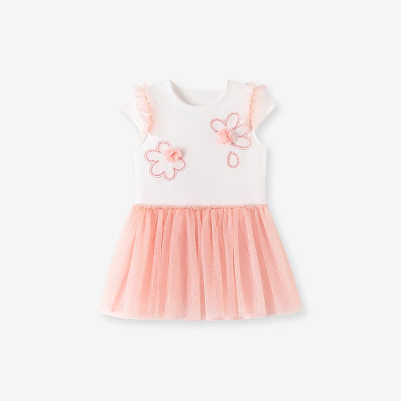 Little Maven export-quality mesh princess dress, cute summer girls' dress, European and American style children's skirt.