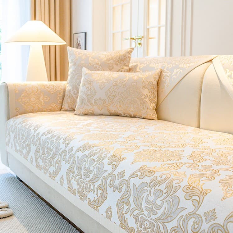 European-style sofa cushion cover, four-season universal, light luxury non-slip sofa slipcover, 2025 new style seat pad cover