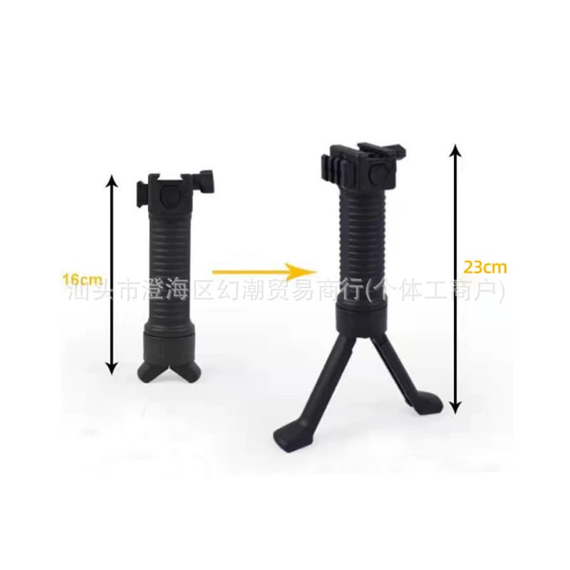 Elastic handshake bracket toy telescopic tripod 20mm rail bicycle handle accessories model