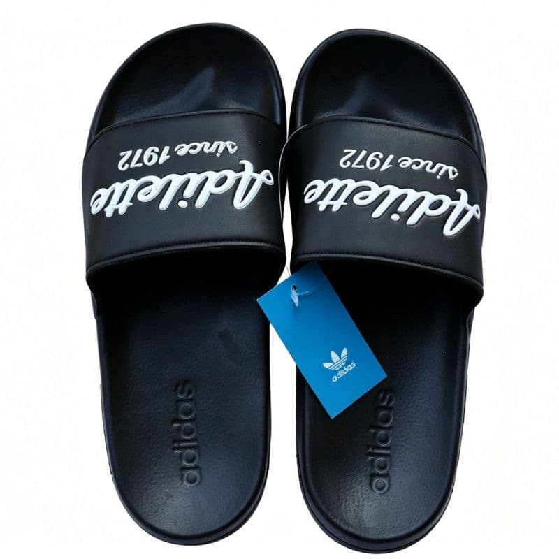 Classic high-fashion three-stripe trefoil original anti-slip outdoor wear-resistant couple summer slide