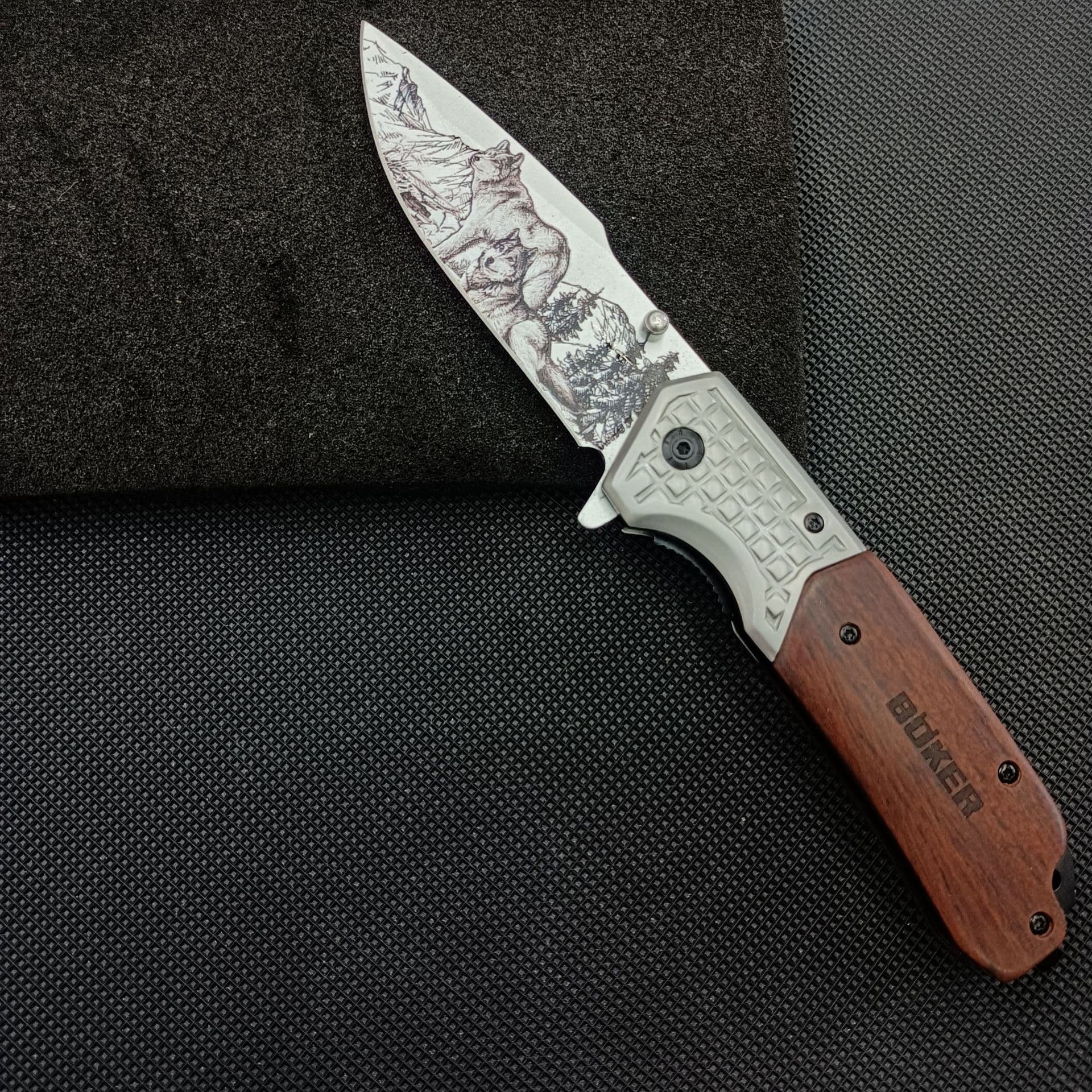 High Hardness Outdoor Folding Knife, Camping Multi-Function Portable Survival Knife, Package Opening Knife, Home Folding Knife