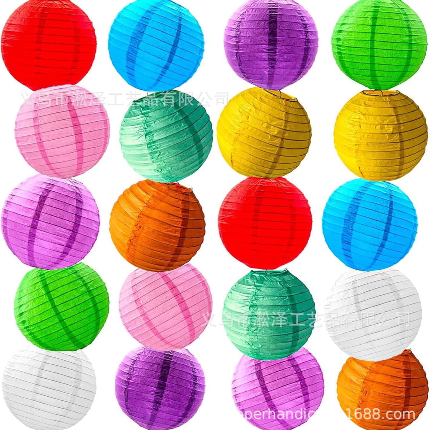 Wedding Decoration Big Red Double Happiness Lantern Mid-Autumn Scenery Hanging Decoration Round Red Paper Lantern New Year Scene Layout
