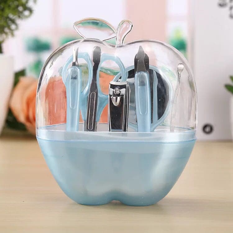 Manufacturer Apple-Shaped Manicure Set Nail Clipper Set Nail Trimmer Beauty & Makeup Tools 9-Piece Set