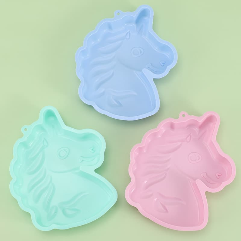Unicorn Baking Pan Mold Cake Mold Chocolate Mold Silicone High Temperature Resistant Factory Direct Wholesale In Stock