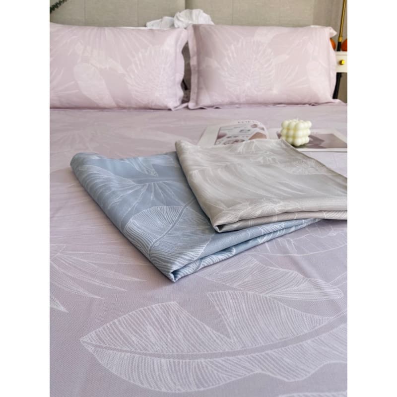 Cooling Mat Three-Piece Set Cold Sensation Summer Bamboo Fiber Wholesale Foldable Natural Double Anti-Mite Sheet Thickened Nordic Style