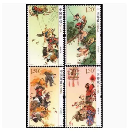 2017-6 "Spring, Summer, Autumn and Winter" stamps 1.2 yuan 1.5 yuan discounted stamps can be sent by mail