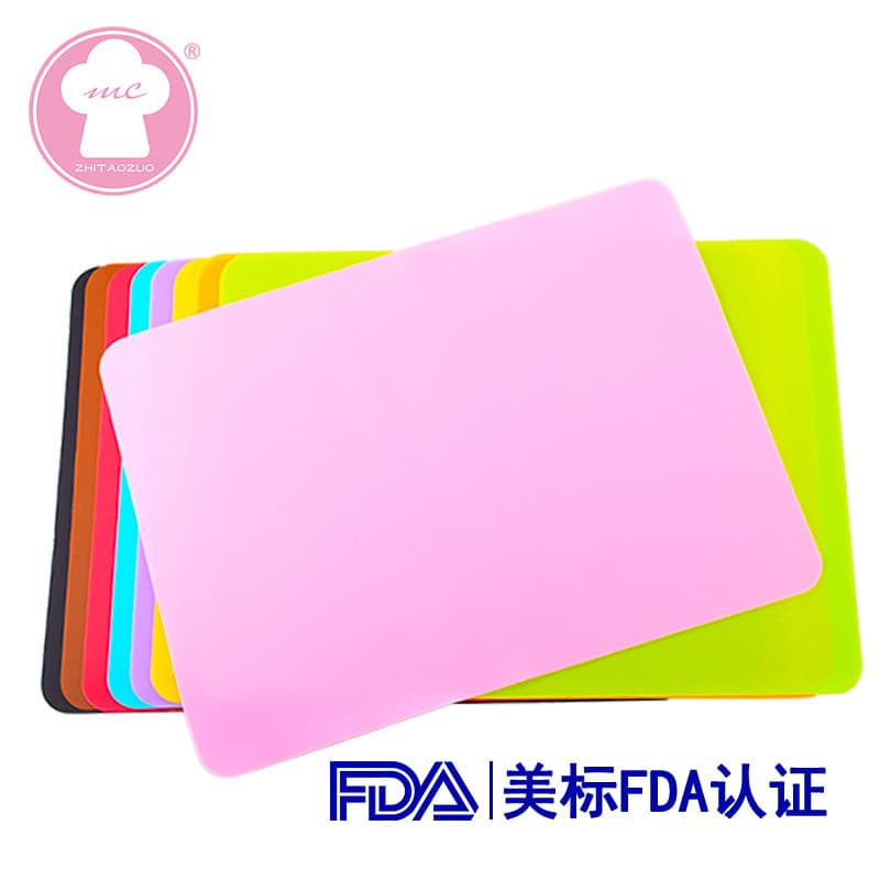 30*40 Children's Placemat Silicone Solid Color Pet Western Dining Tableware Creative Drawer Silicone Mat