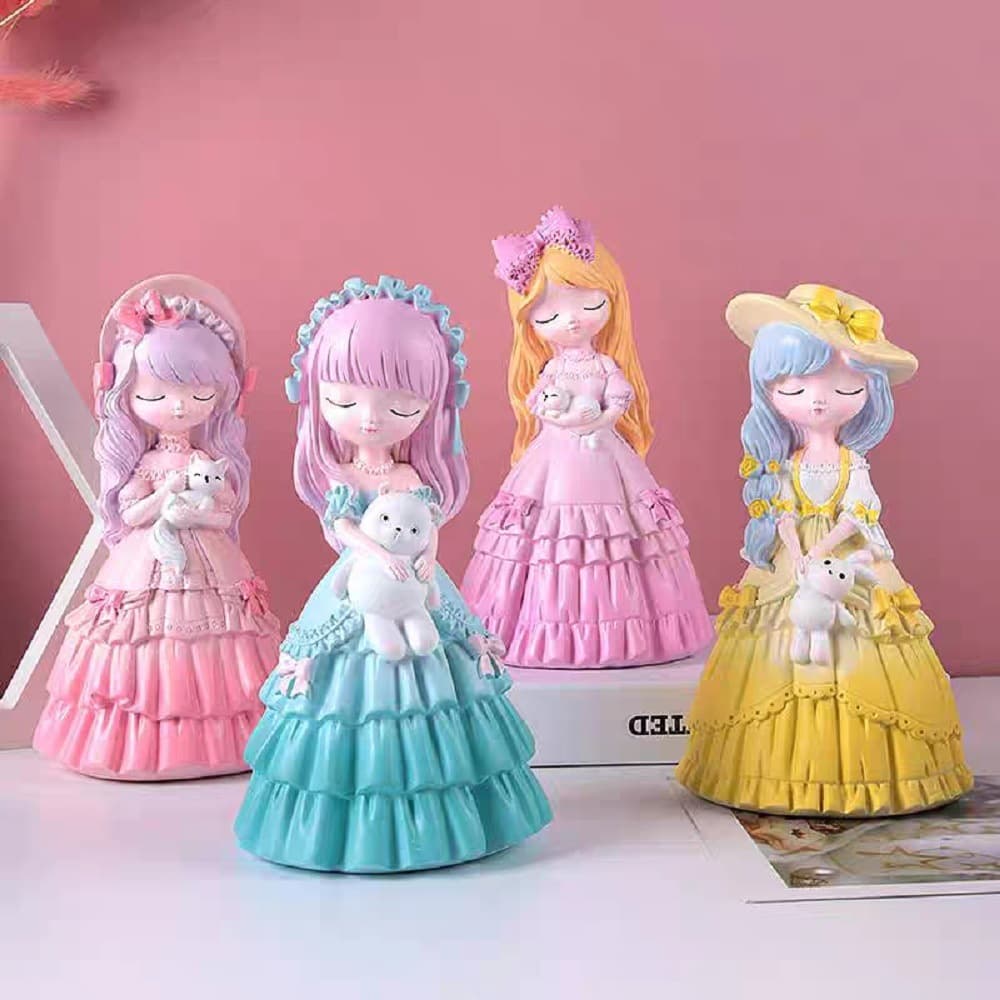 DIY plaster doll silicone mold Betty Princess girl three-dimensional doll plaster mold aromatherapy candle mold