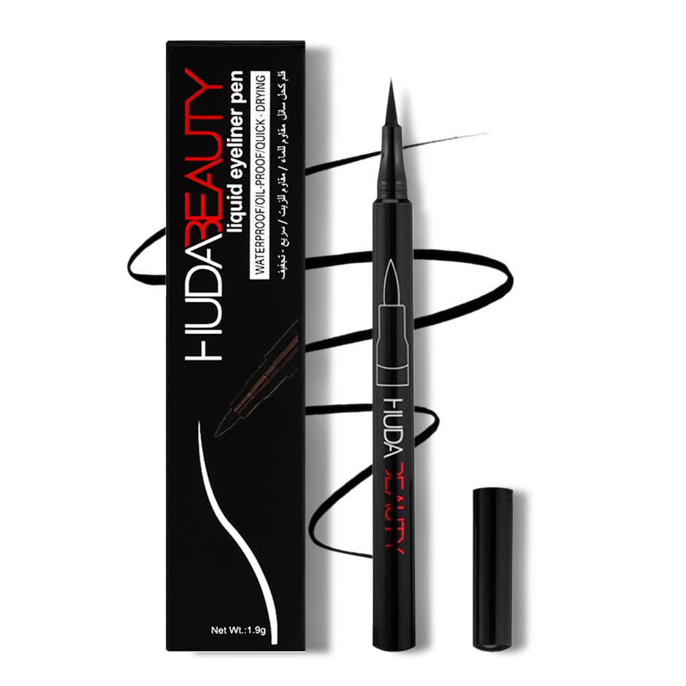 Huda Beauty Waterproof Quick-Dry Liquid Eyeliner Pen Ultra-Fine Tip