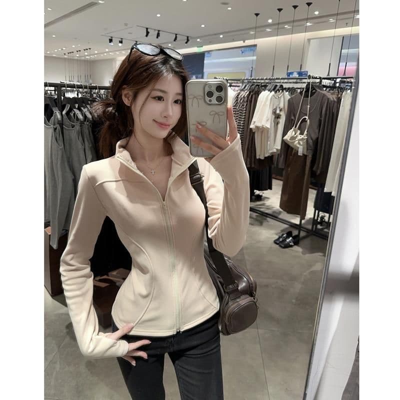 1*1 De Velvet Autumn/Winter New Sport Cardigan Slim Fit Stylish Top
