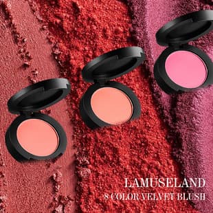 LAMUSELAND Blush Powder Smooth Velvet Blush Cross-Border Velvet Blush Makeup