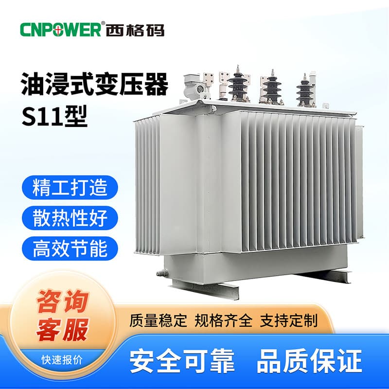Power Transformer Manufacturer S11-S13-S20 Full Copper Oil-Immersed Transformer 500/1000kVA High Voltage 10kV