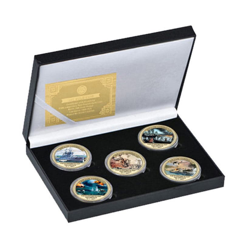 Collect commemorative coins to commemorate the 80th anniversary of the attack on Pearl Harbor. Collect gifts for metal craft enthusiasts