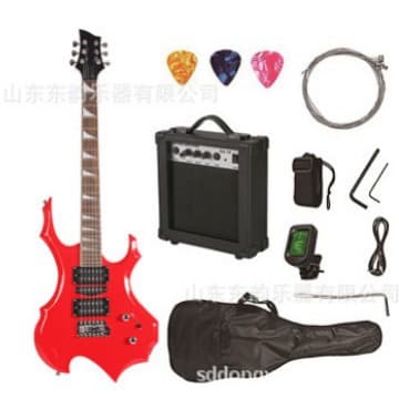 New 24-Fret Flame Electric Guitar Starter Set with Amp - Beginner Learning Kit Wholesale