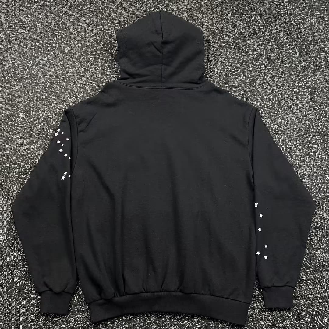 Cross-border original heavy 500G fleece thickened hoodie men's spider Sp5der hoodies in stock