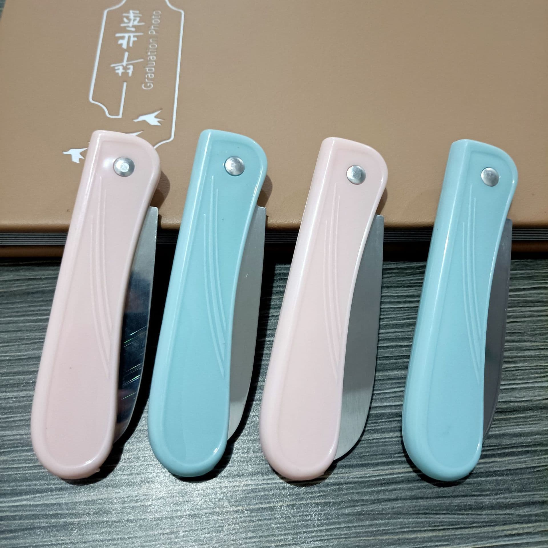 Stainless Steel Folding Fruit Knife Set Household Cutting Tool Kitchen Peeling Knife Student Portable Vegetable Cutter