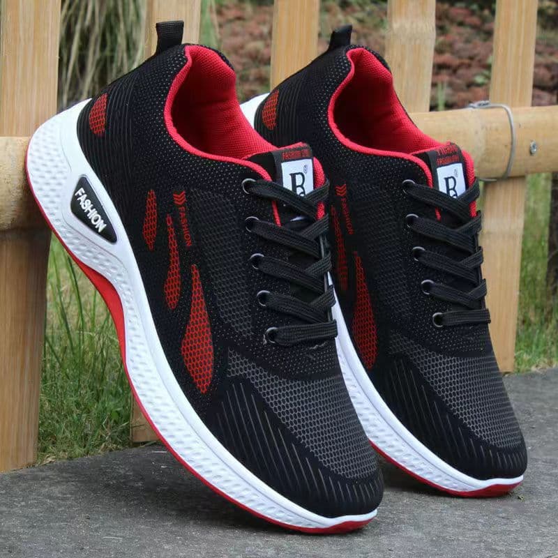 Men's Sports Running Shoes, Leather Low-Top Casual Shoes, Non-Slip, Wear-Resistant, Spring Soft Sole, Anti-Odor Work Shoes