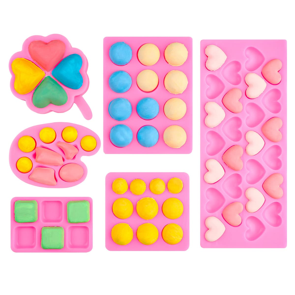 Love ball square shape decorative silicone mold cream glue accessories mold fondant chocolate cookie mold