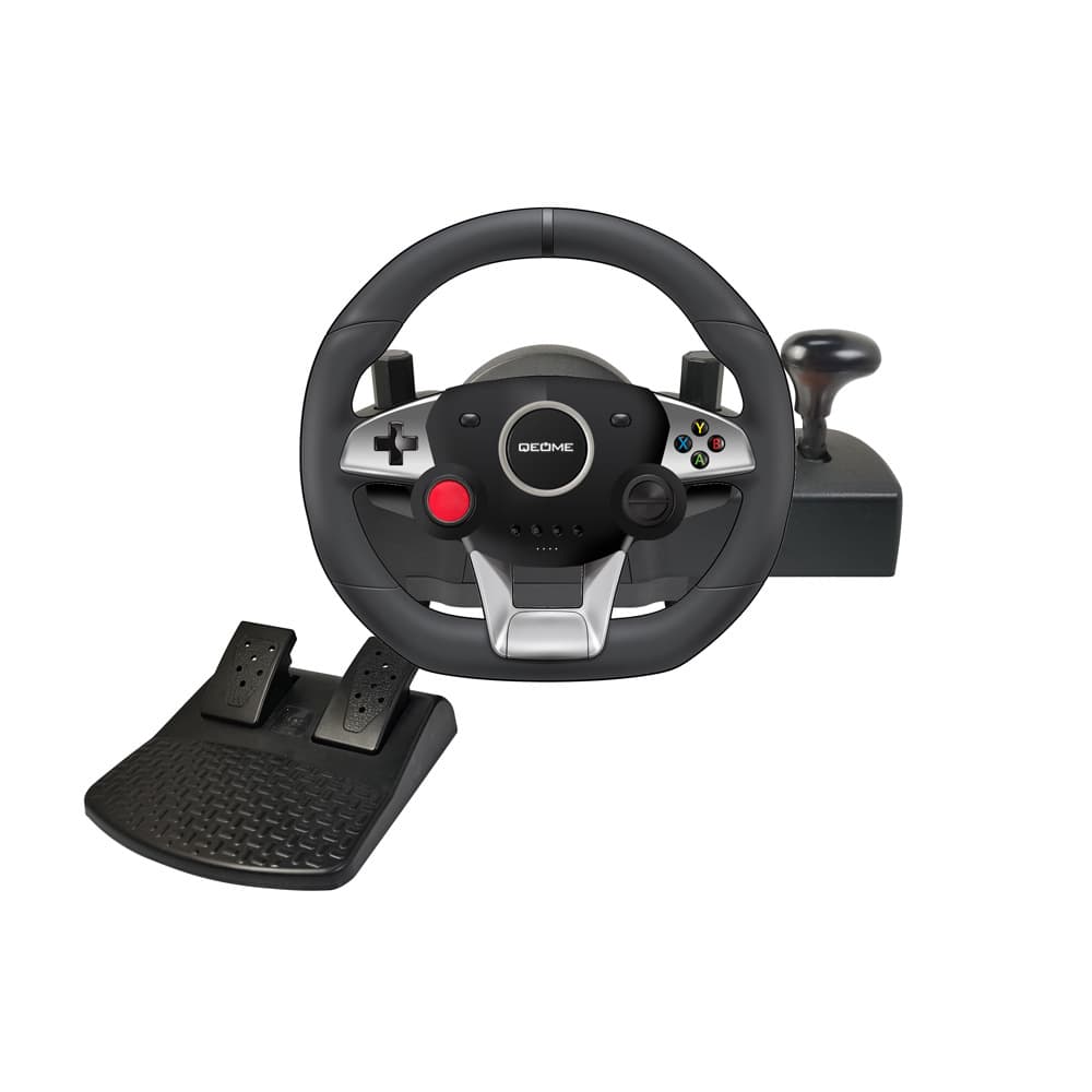 Computer racing game steering wheel simulation driving manual car racing 270 degree steering game steering wheel