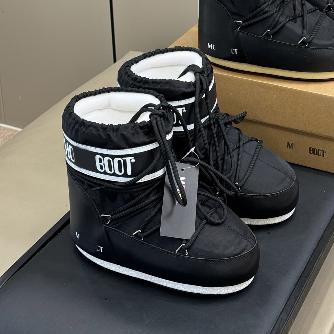 Moonboots Warm Snow Boots for Women Height-Increasing Moon Boots Ugly-Cute Boots Ski Boots Furry Short Boots