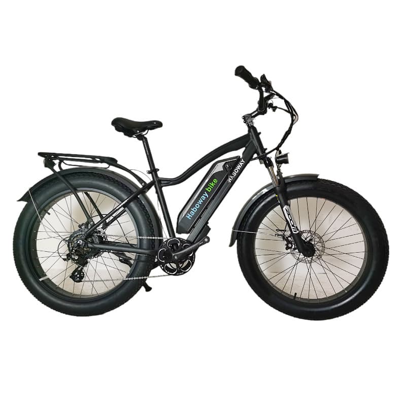 Snow Electric Bicycle 26-Inch Wide Tire Alloy Electric Bicycle Adult Mountain Fat Tire Electric Assist Bike