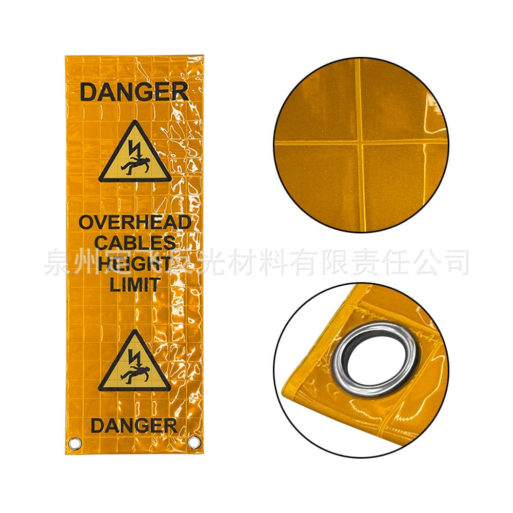 Source Factory Australia Electric Shock Warning Reflective Warning Banner