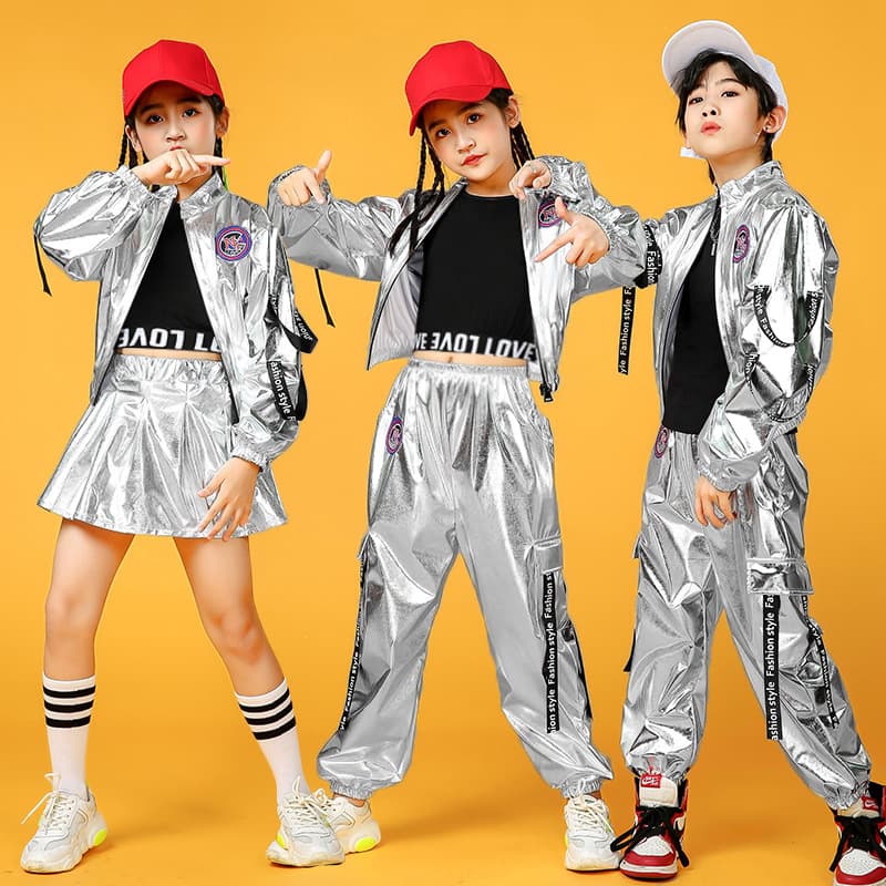 New Year's Day Children's Jazz Dance Performance Costume, Street Dance Trendy Clothing, Men's and Women's Performance Costume, Children's Drum Set Jazz Dance Performance