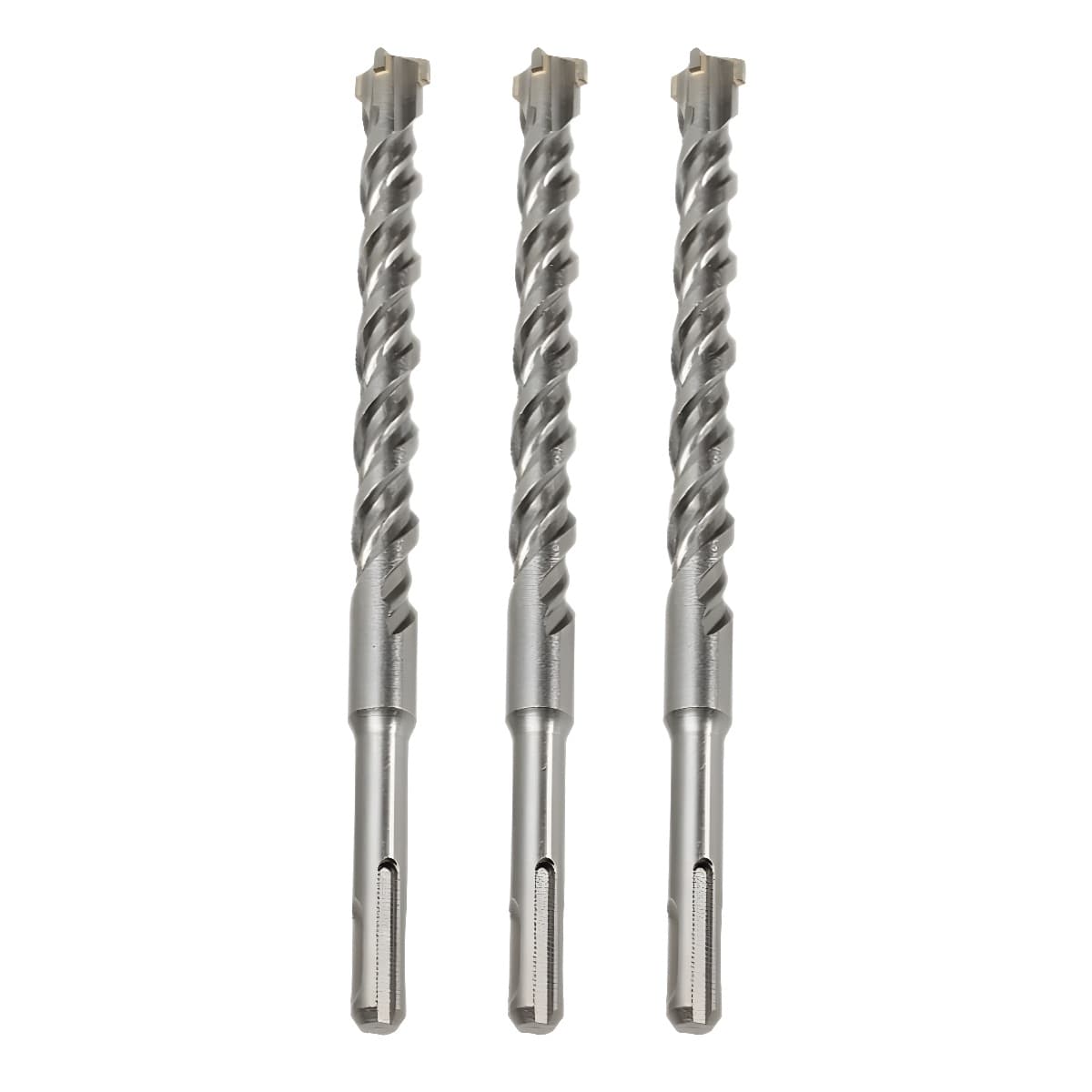 Five-Cross Four-Flute Electric Hammer Drill Bit, Tungsten Steel Alloy Impact Drill for Concrete Reinforced Through-Wall, Multiple Specifications