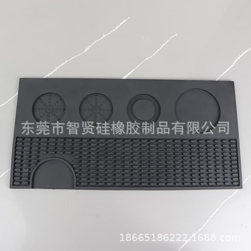 PVC Coffee Tamping Mat, Non-Slip Bar Mat for Espresso Portafilter, Coffee Mat for Professional Tool Pad, Wholesale