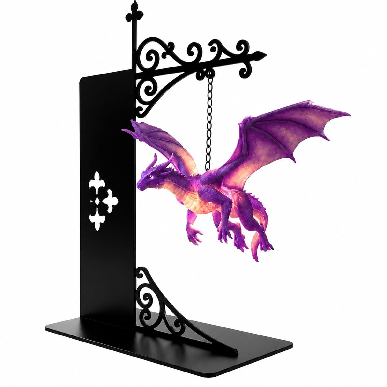 Cross-border Cute Portable Trendy New Dragon Bookshelf Lamp