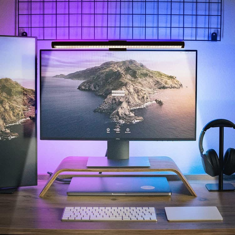 Touch Dimming Display Screen Work Study Eye-Care Lamp Three Color Temperature LED Desk Lamp Monitor Computer Screen Light Bar